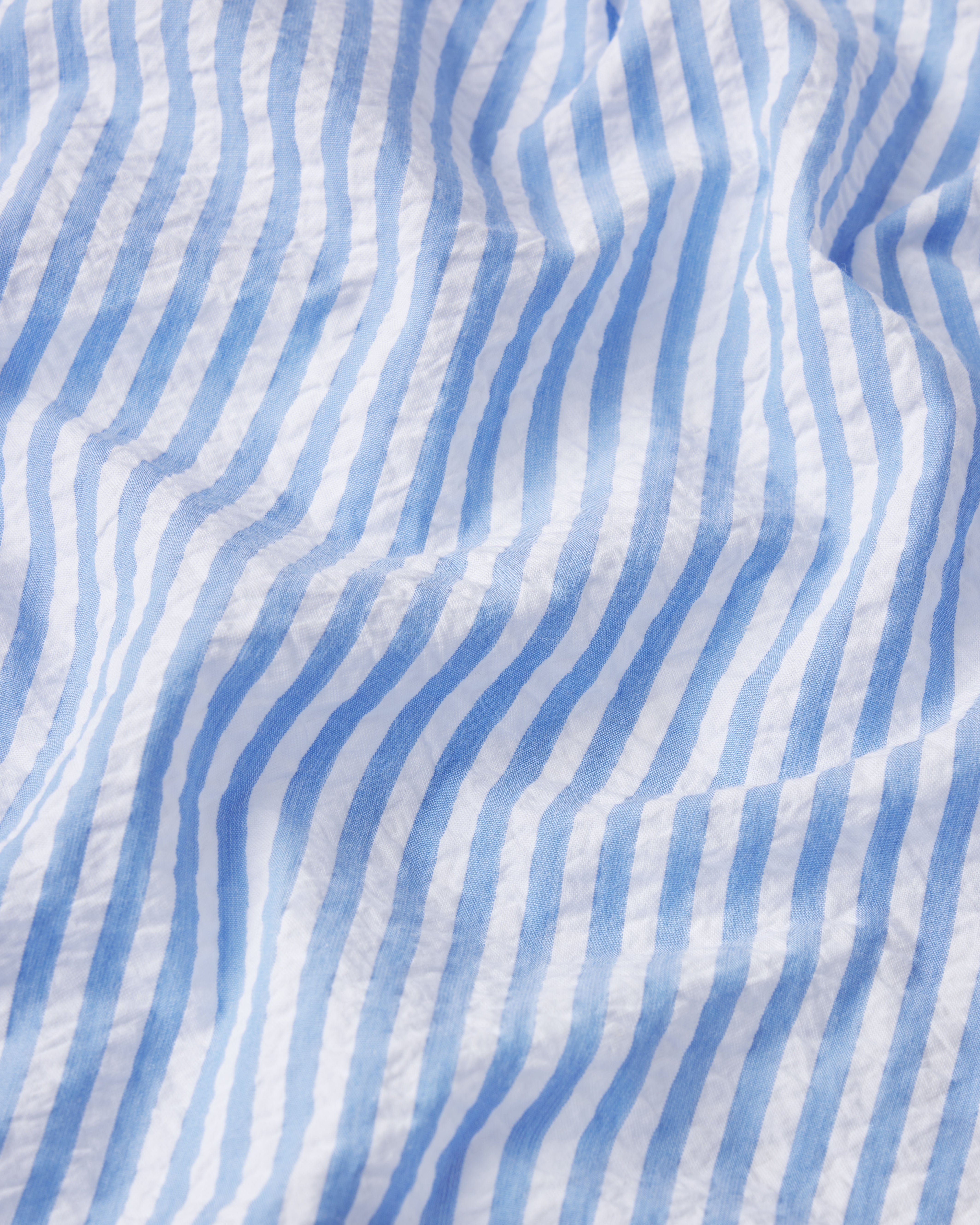 Alice Nightgown in Blue Seersucker