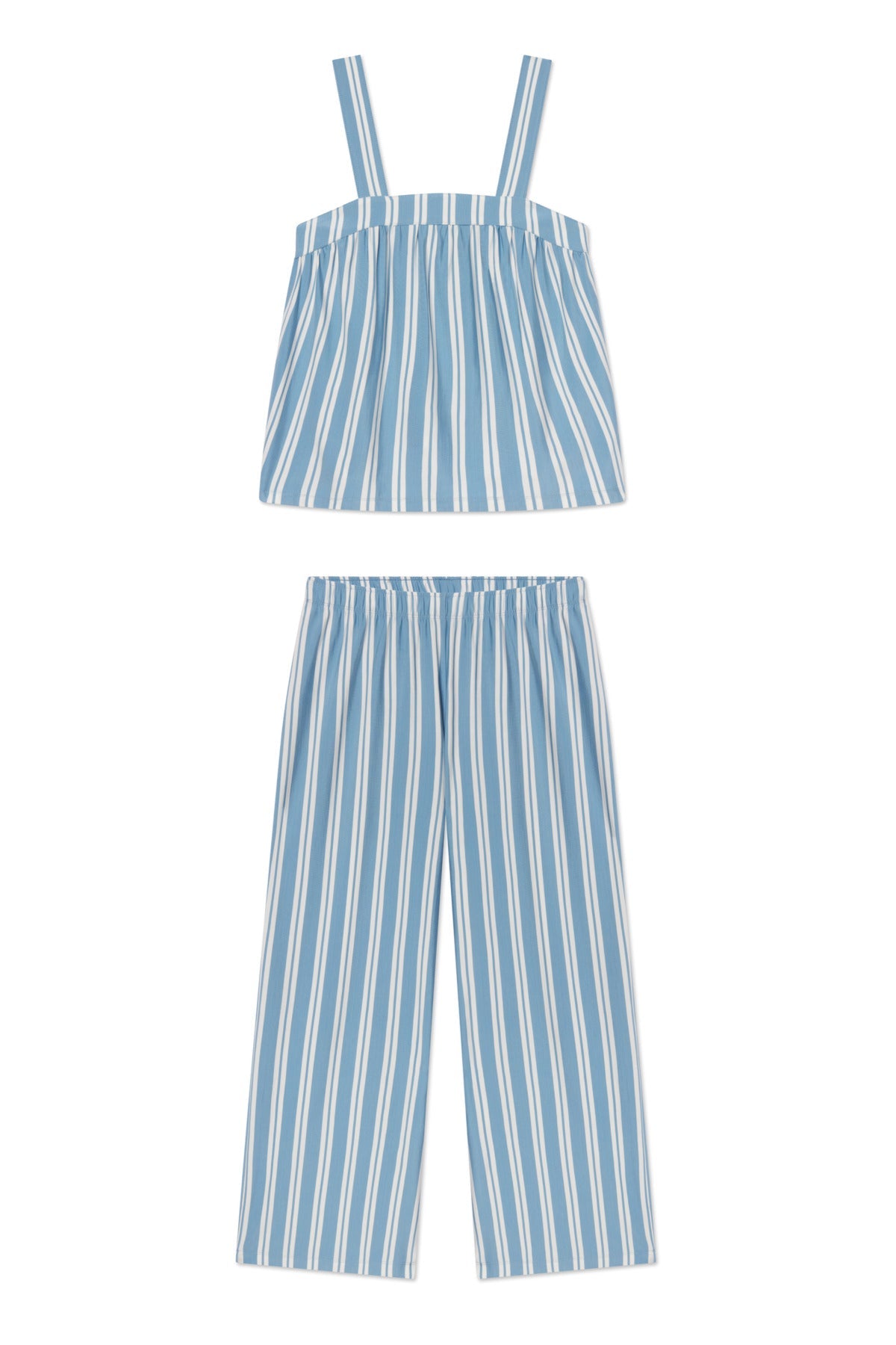 DreamModal Daydream Pants Set in Serene Blue Stripe