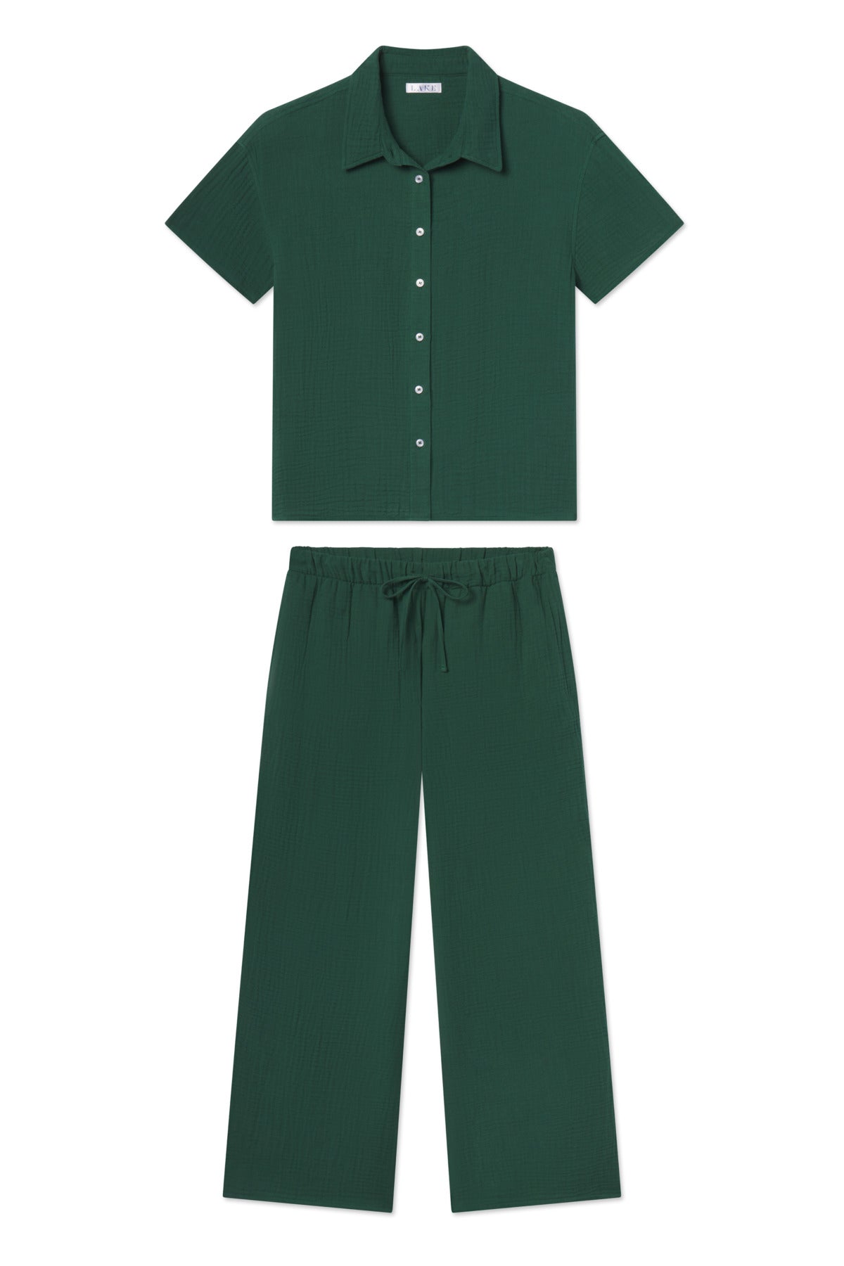Nantucket Pants Set in Trekking Green