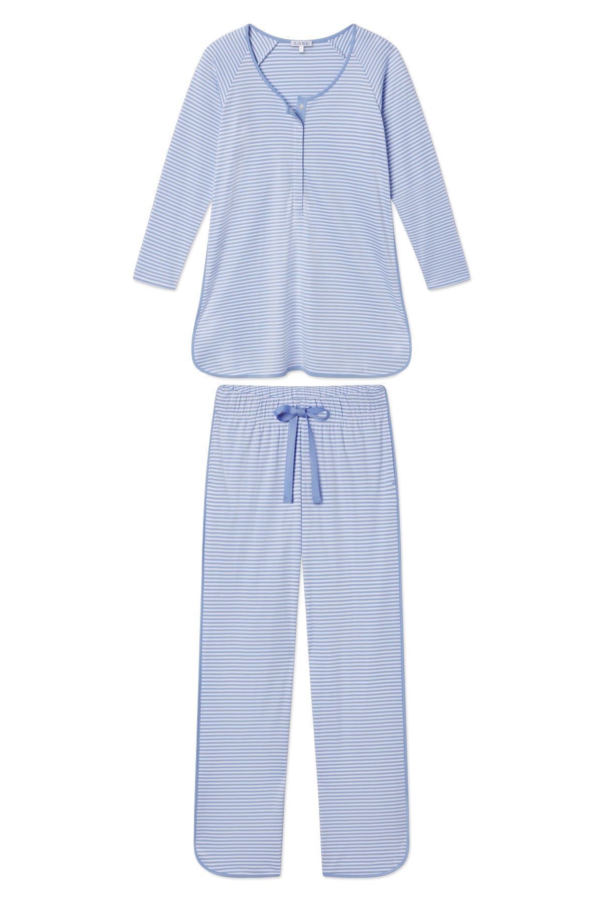 Pima Maternity Long-Long Set in Hydrangea