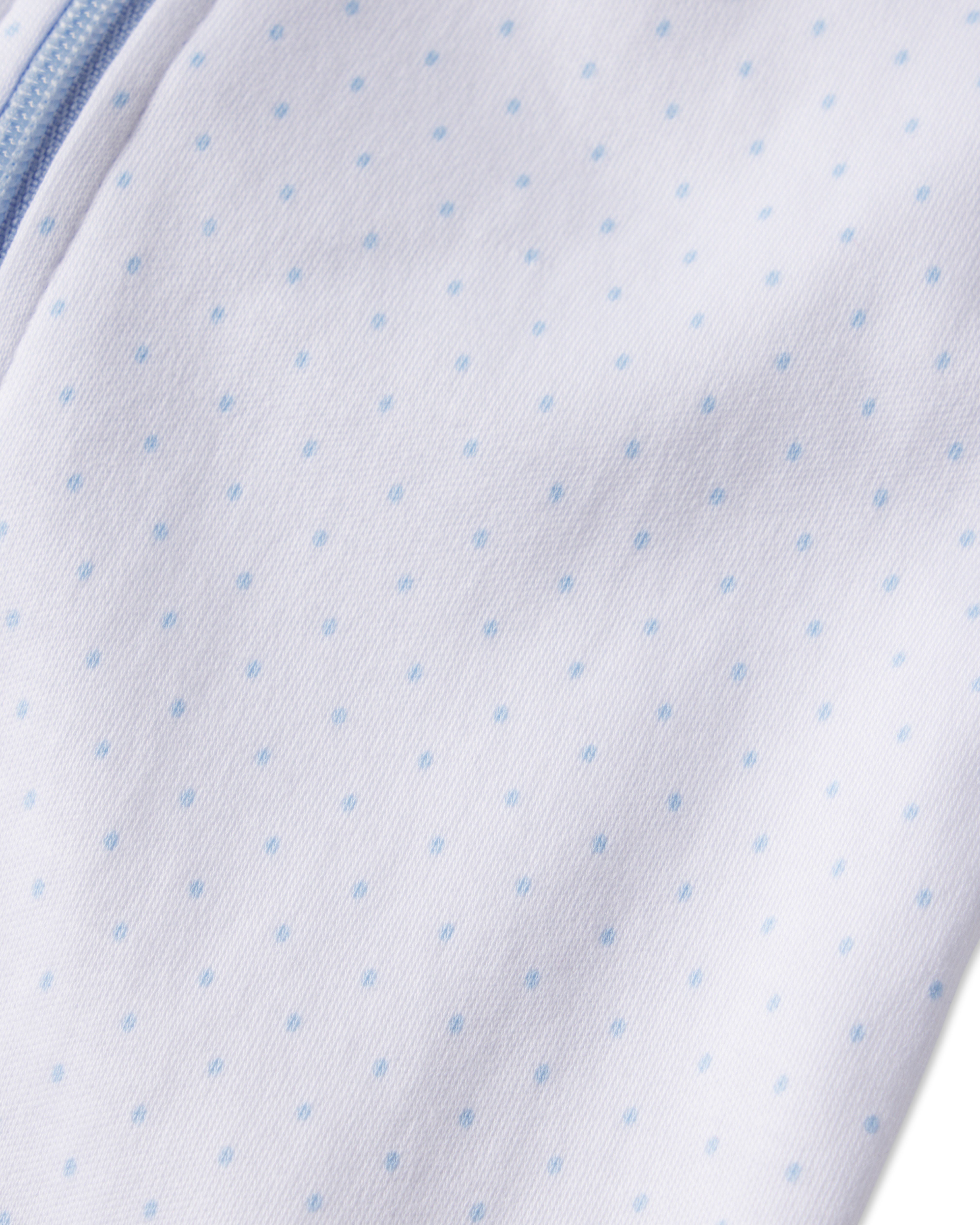 Baby Sleeper in French Blue Pindot