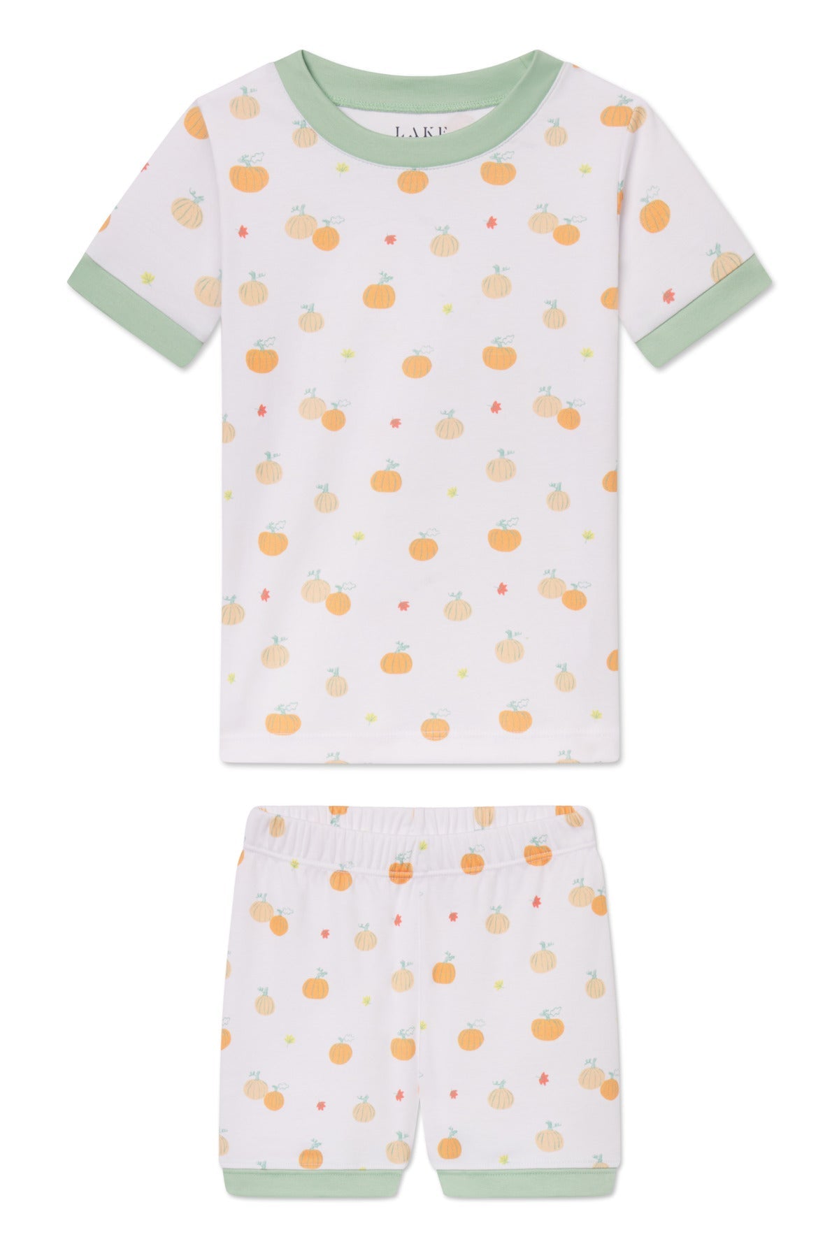 Kids Shorts Set in Pumpkin Patch