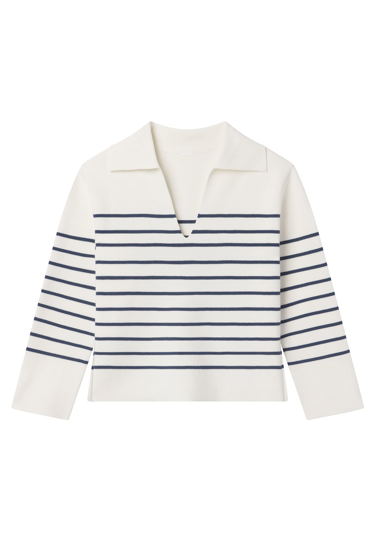 Lydia Cotton Sweater in Nautical Stripe