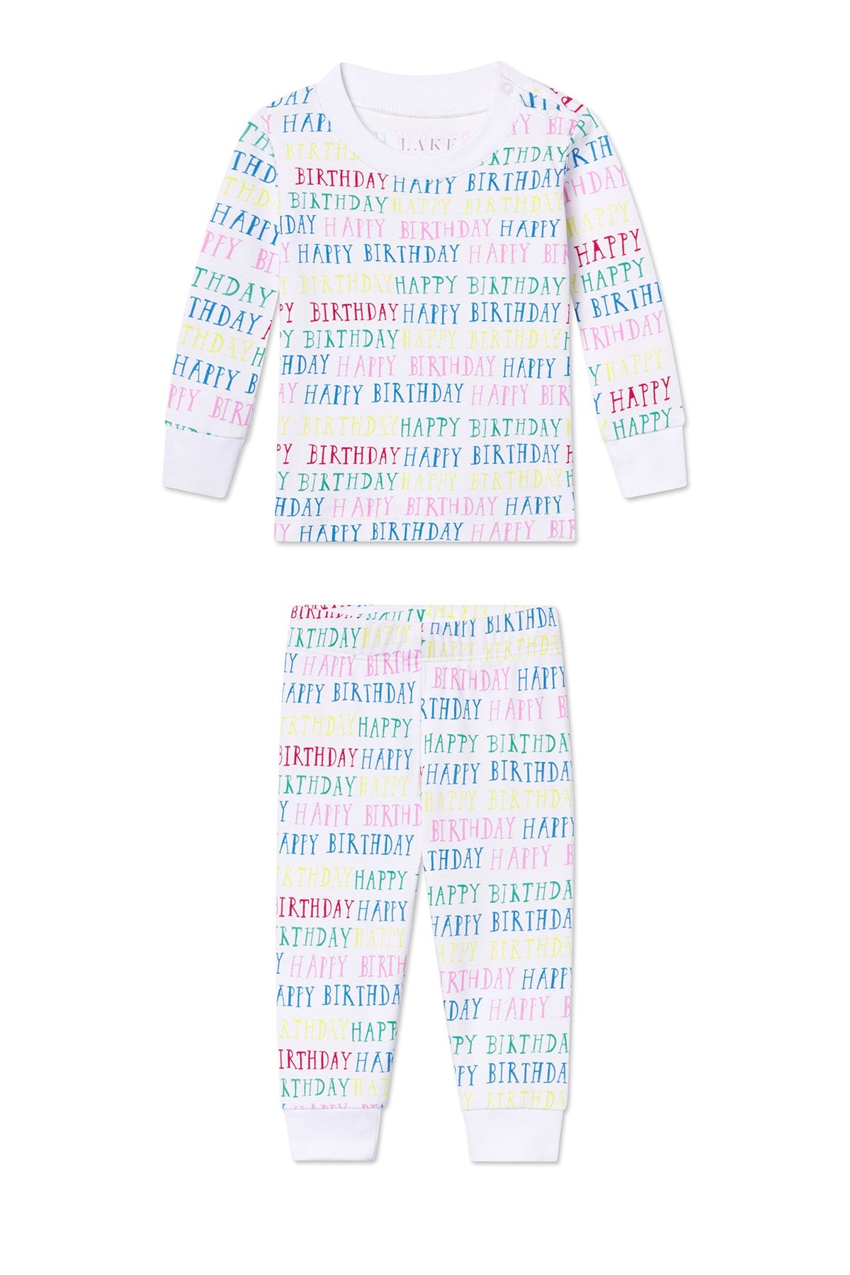 Baby Long-Long Set in Happy Birthday