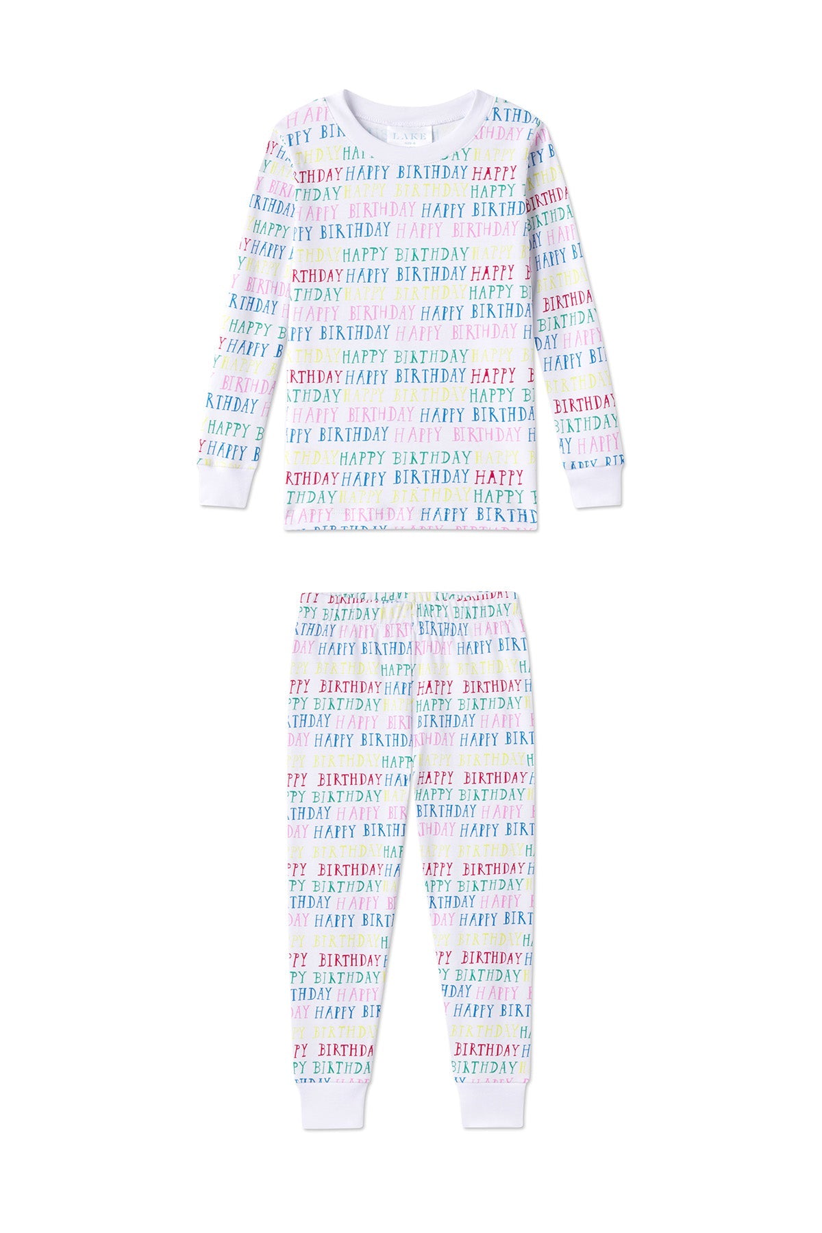 Kids Long-Long Set in Happy Birthday