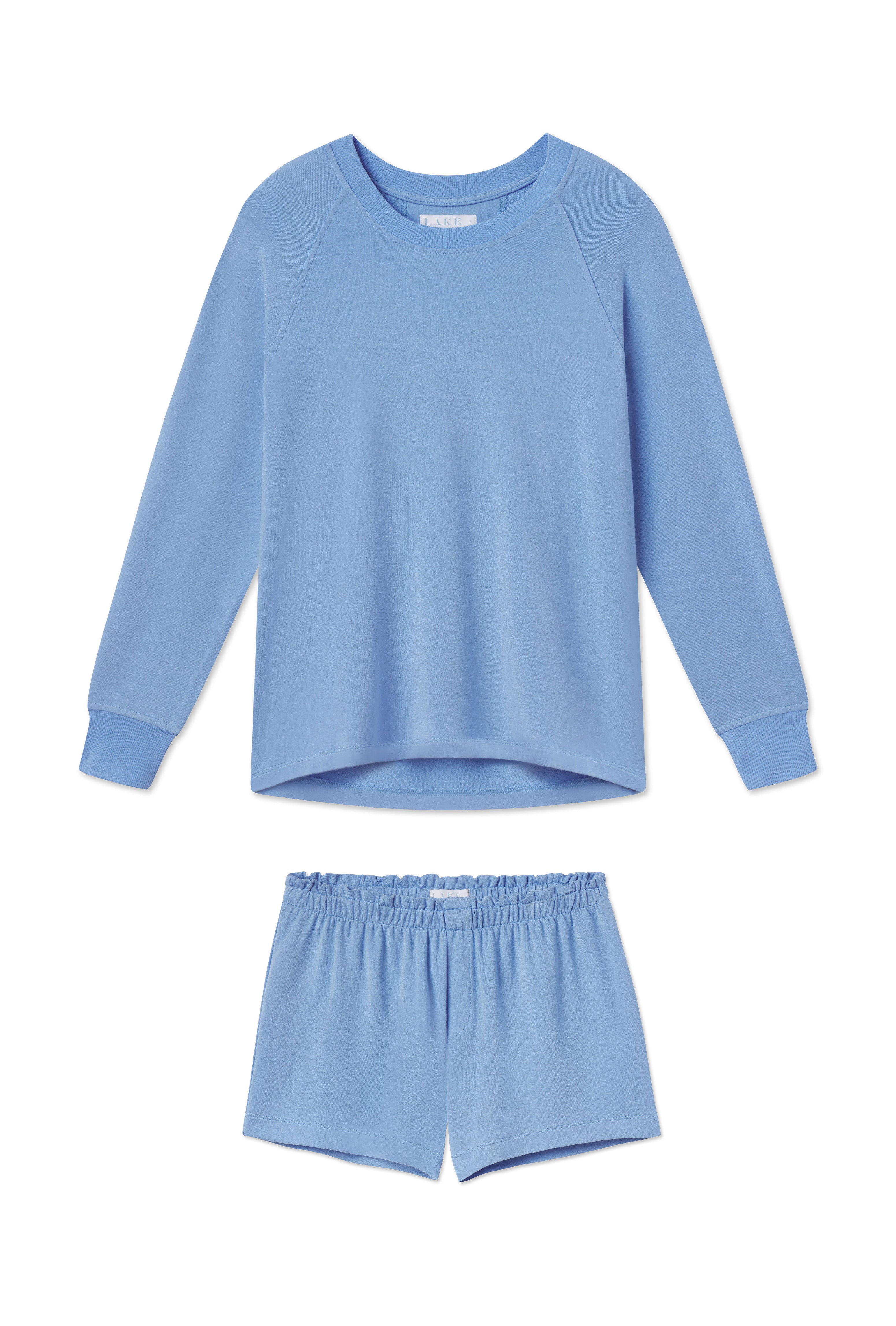 Relax Shorts Set in Baltic Blue