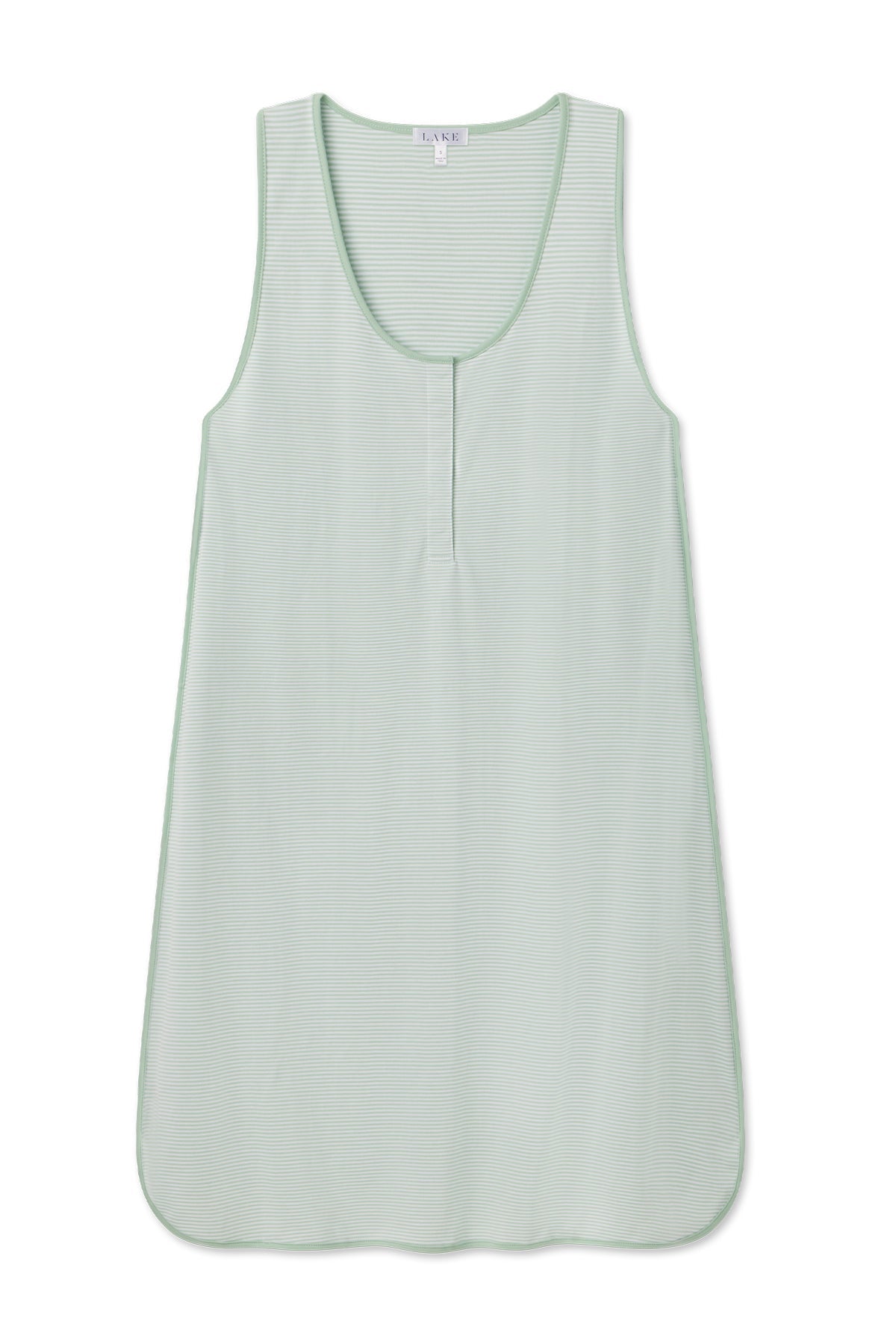 Pima Maternity Tank Gown in Parisian Green