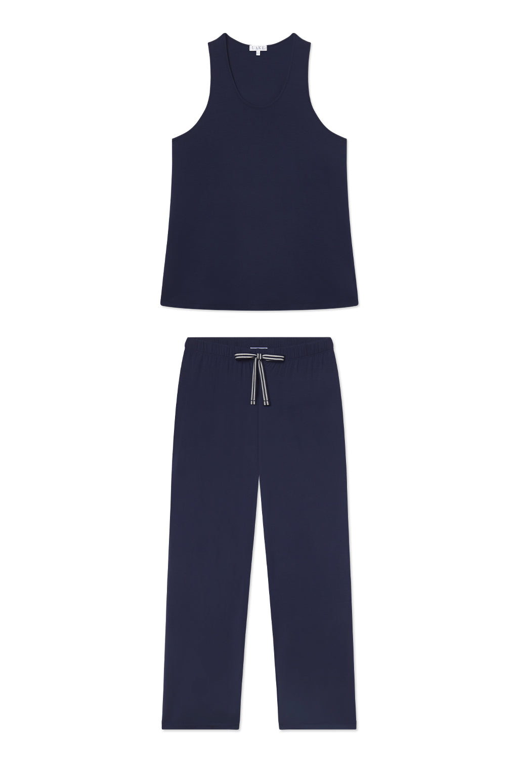 DreamModal Ribbon Tank-Long Set in English Navy