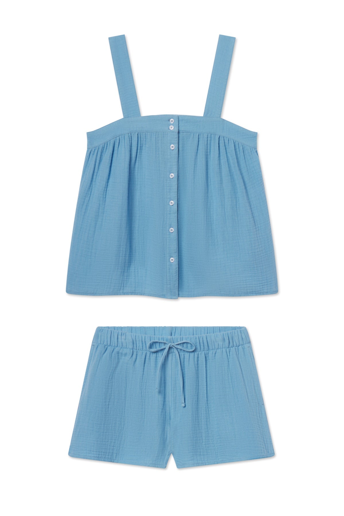 Hamptons Shorts Set in Serene Blue