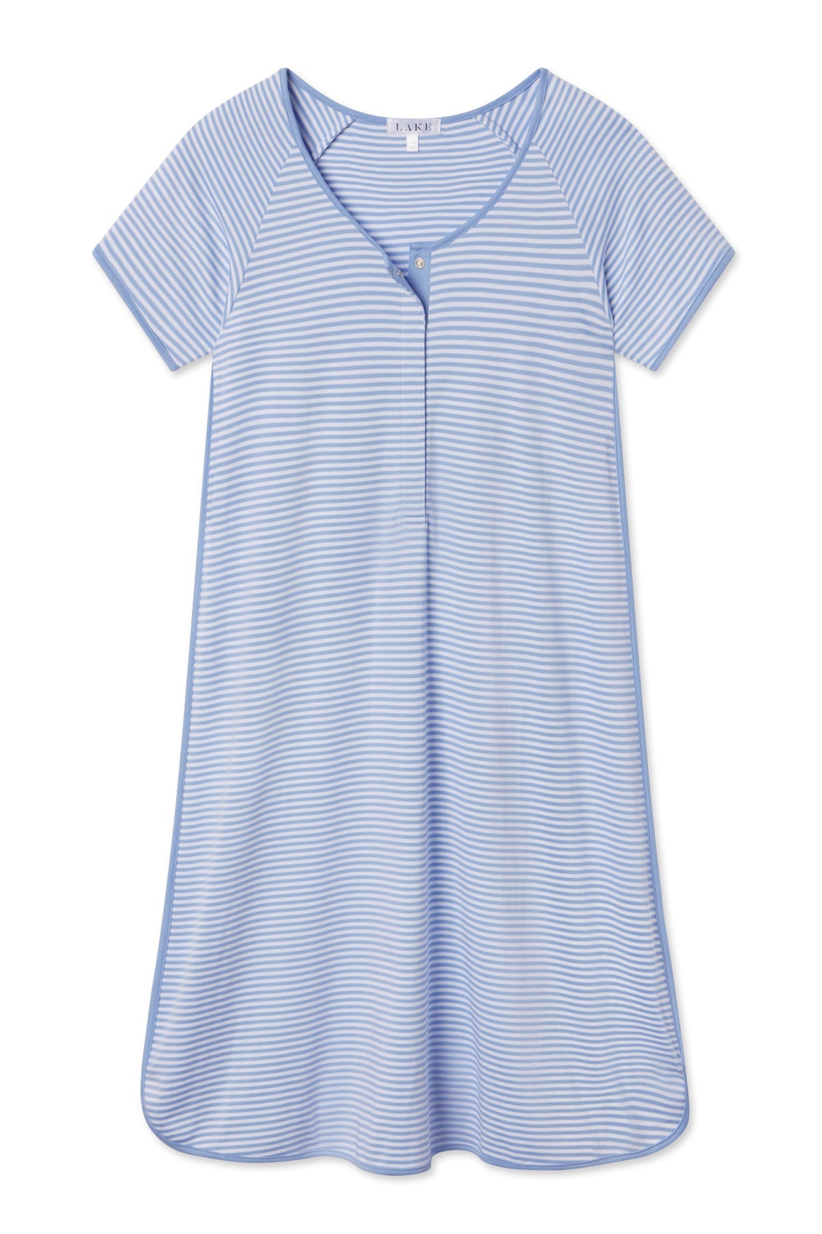 Pima Maternity Nightgown in Hydrangea