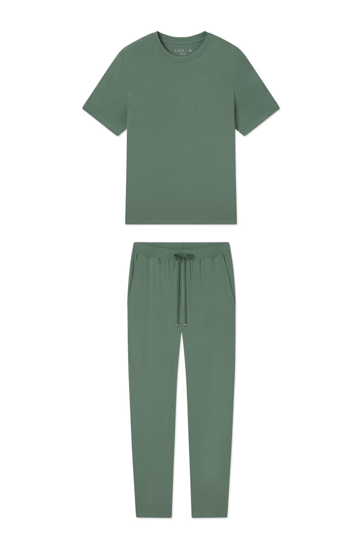 Men's Bamboo Lounge Set in Fairway Green
