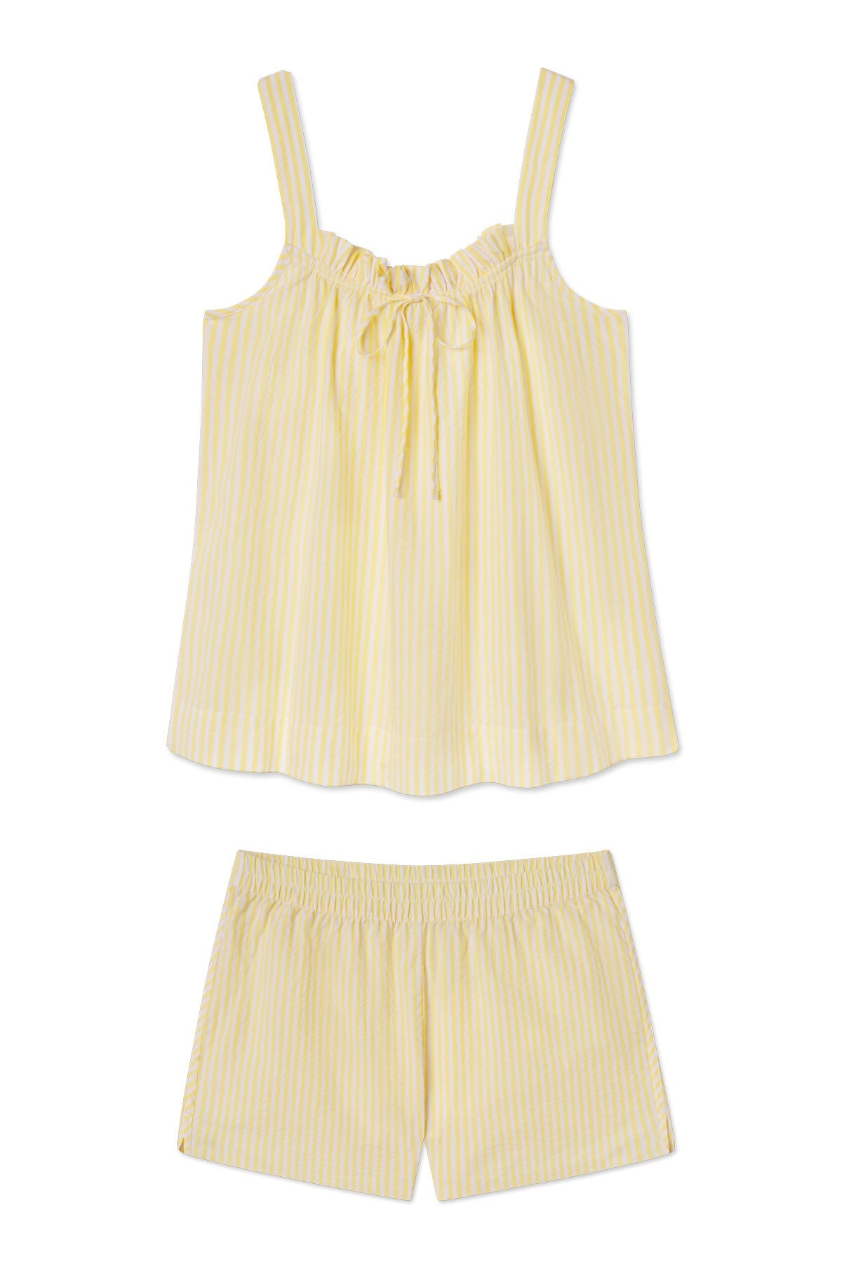 Alice Shorts Set in Zest Seersucker