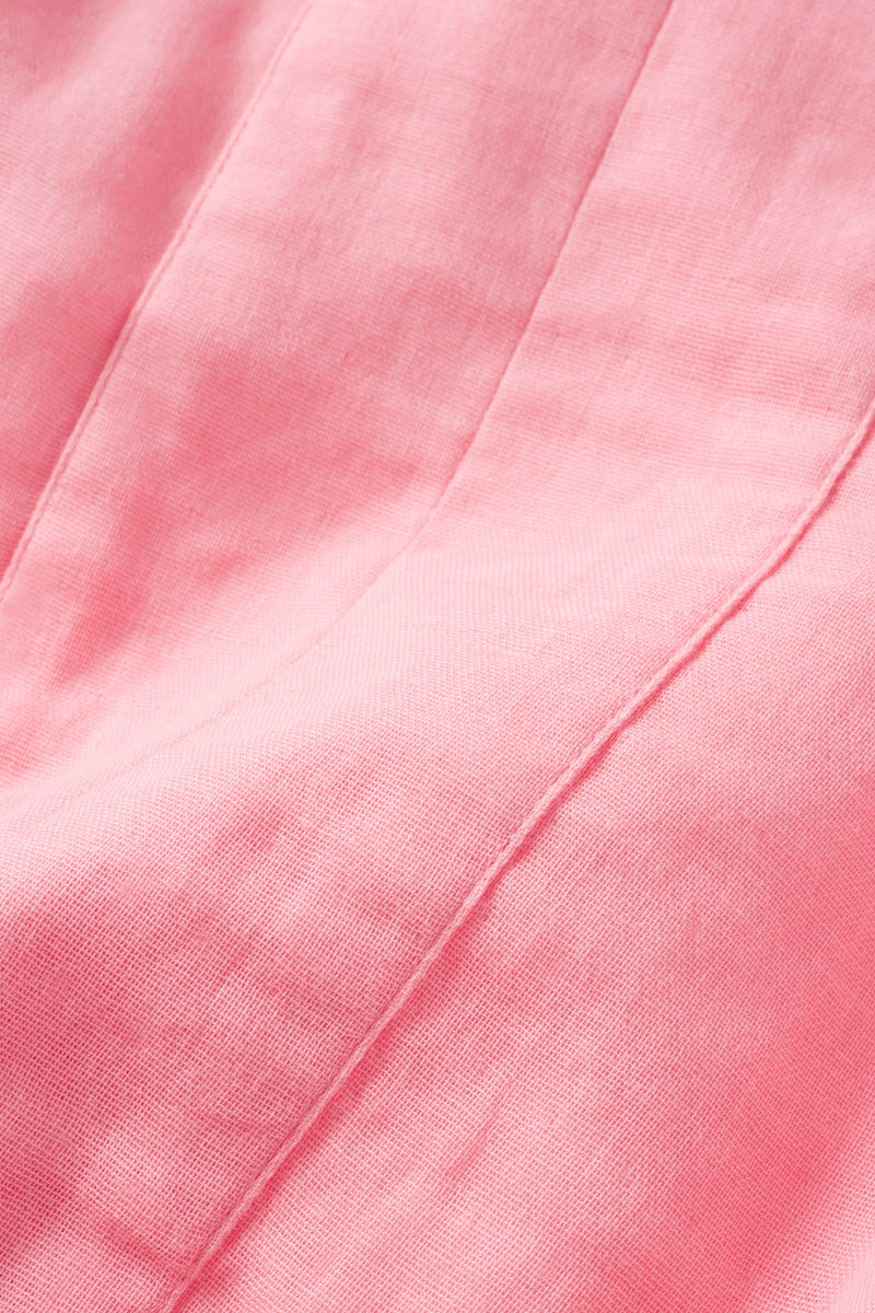 Gauze Caftan in Coral