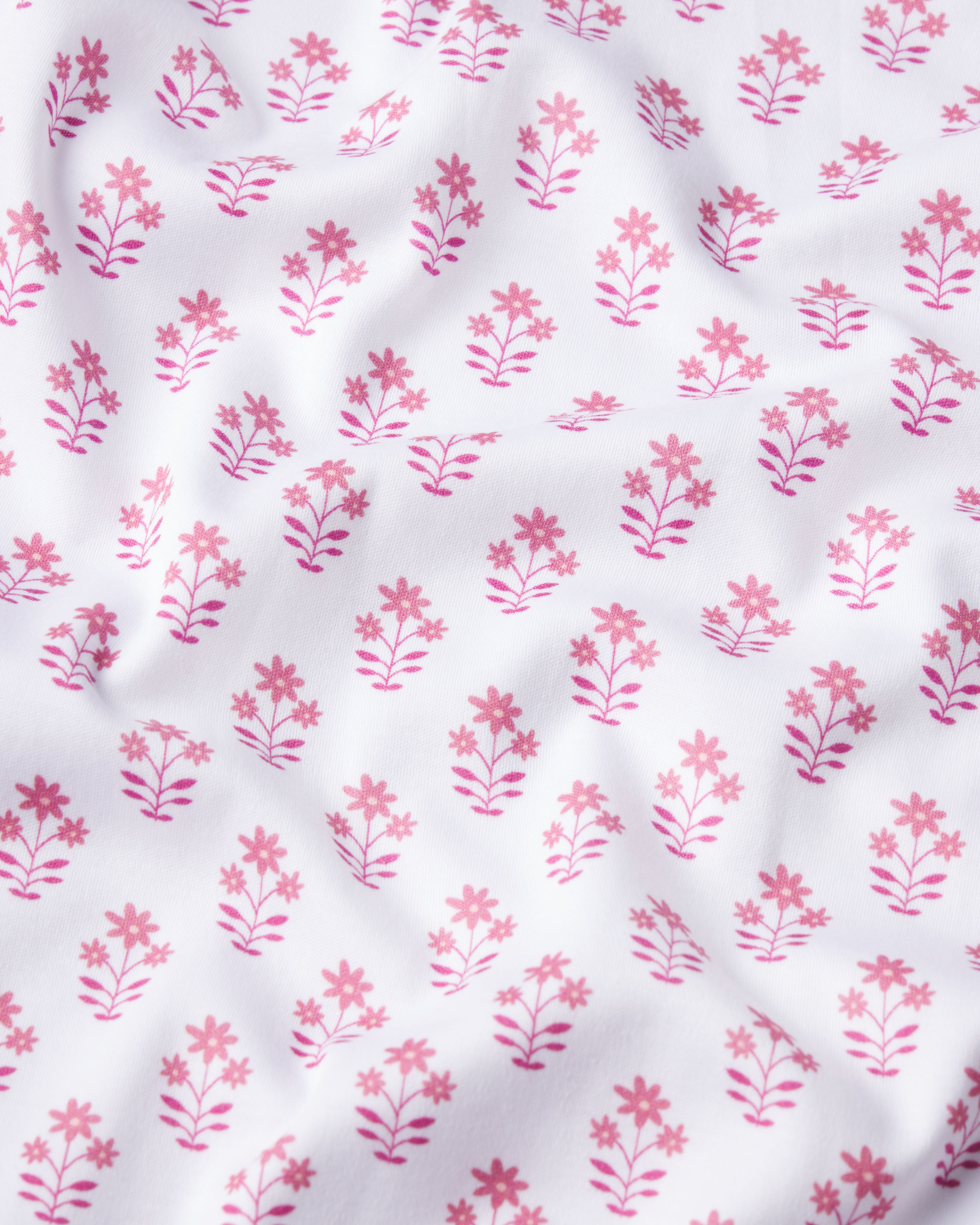 Pima Long-Long Set in Light Camellia Posy