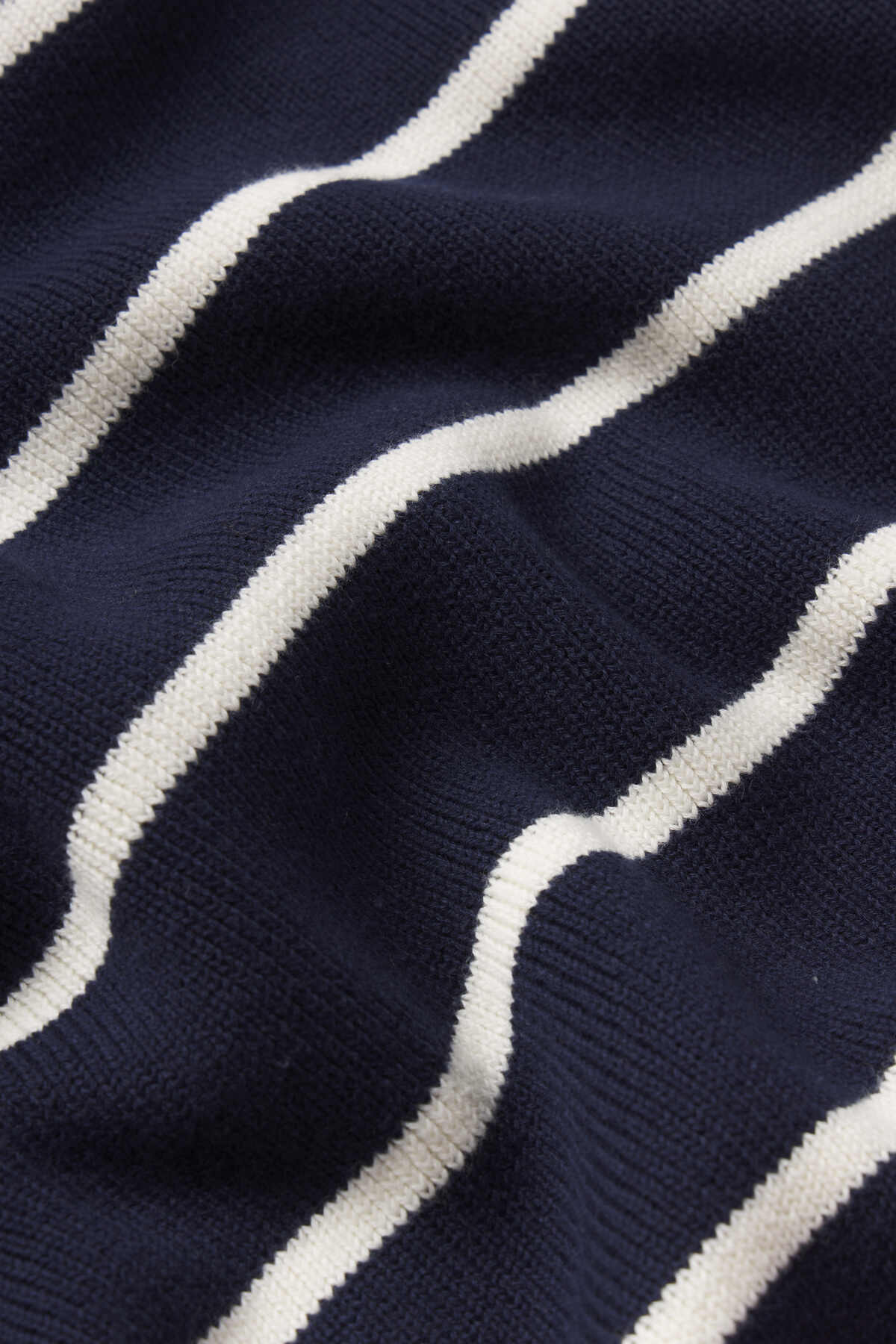 Madeline Sweater in English Navy Banker Stripe