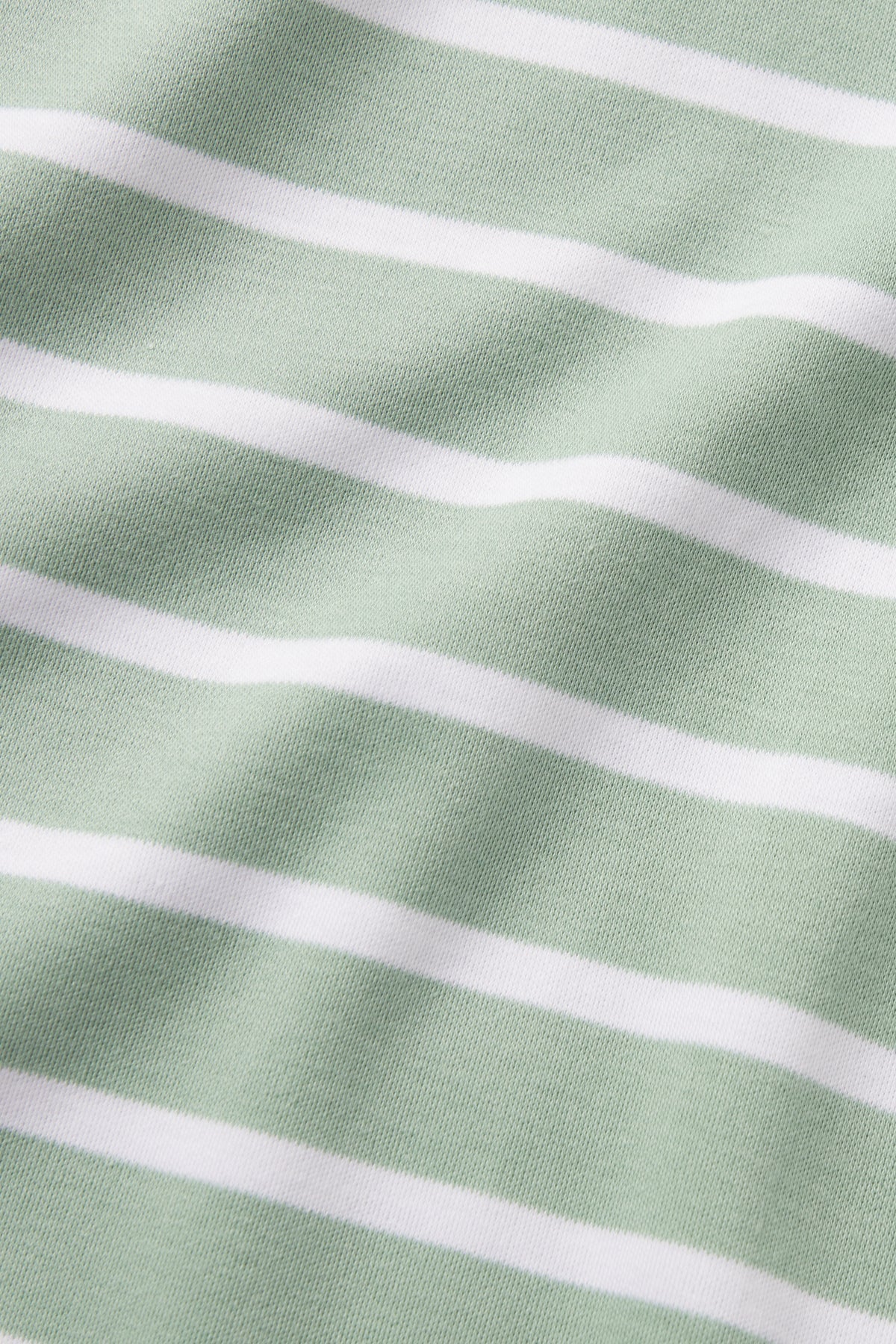 Pima Crew Long-Long Set in Granite Green Anchor Stripe