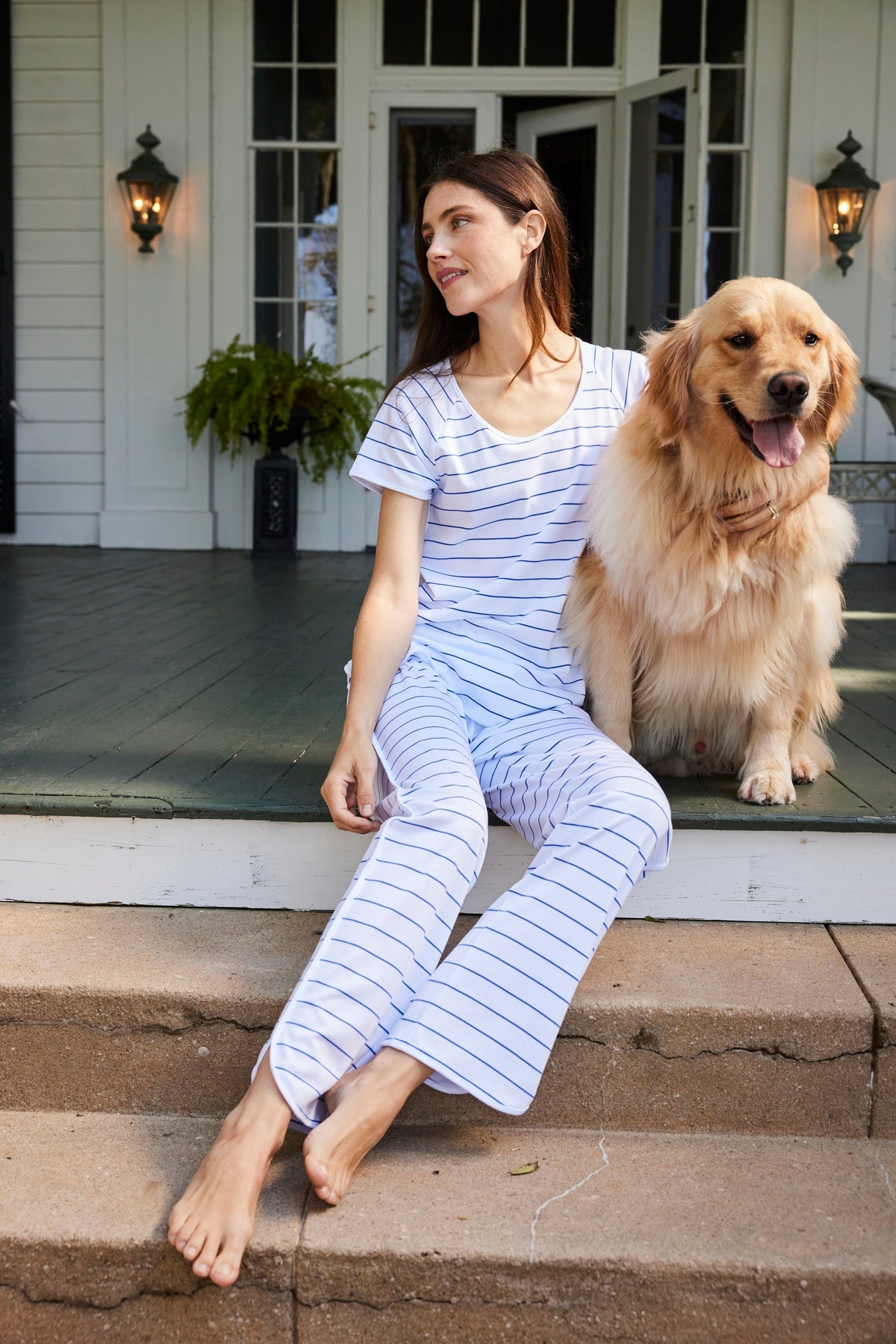 Pima Short-Long Set in Cobalt