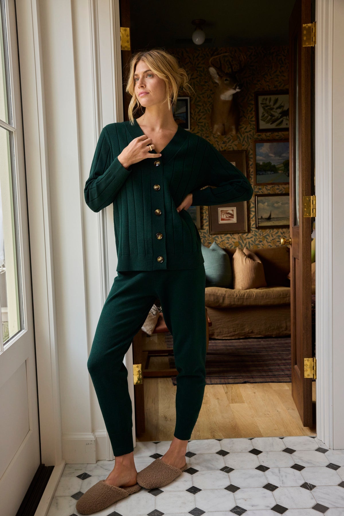 Vesper Jogger Set in Conifer