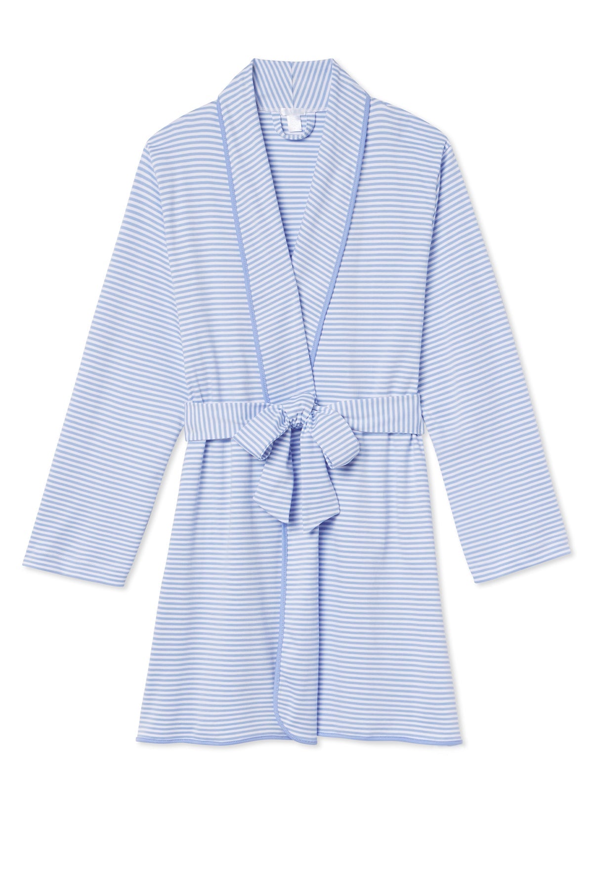 Pima Short Robe in Hydrangea