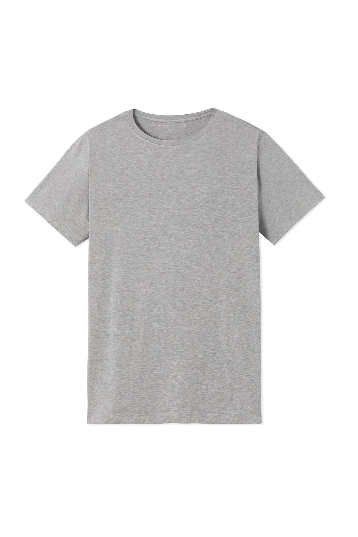 Men's Short Sleeve Bamboo Tee in Heather Gray